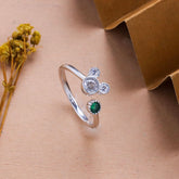 Mickey Shaped Stunning Silver Ring